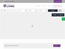 Tablet Screenshot of hartsvilleliving.com